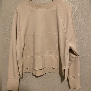 Cream Nike sweater